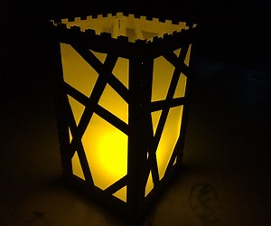 Laser-Cut Paper Lantern