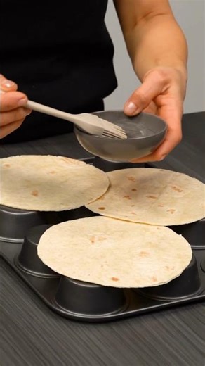 Tortilla Egg Cups in Muffin Tray | Easy Baked Breakfast Recipe#TortillaEggCups#EasyBreakfastRecipe