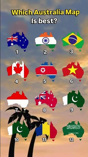 Which is the best Map of Australia🇦🇺? #world #australia #map #geography #flag #country #comment #fyp