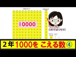【2年算数】 1000をこえる数④ まとめ（10000という数）