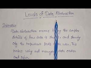 Levels Of Data Abstraction || Management Information System