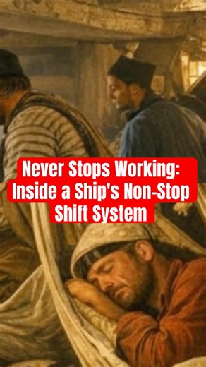 Never Stops Working: Inside a Ship's Non-Stop Shift System #OceanWork #ShipCrew #Maritime
