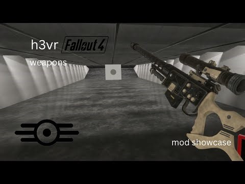 h3vr Fallout 4 weapons mod showcase