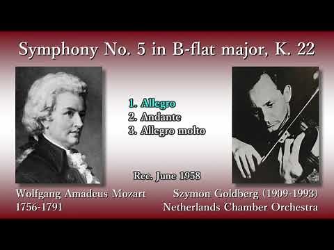 Mozart: Symphony No. 5, Goldberg & NKO (1958) モーツァルト 交響曲第5番 ゴールドベルク