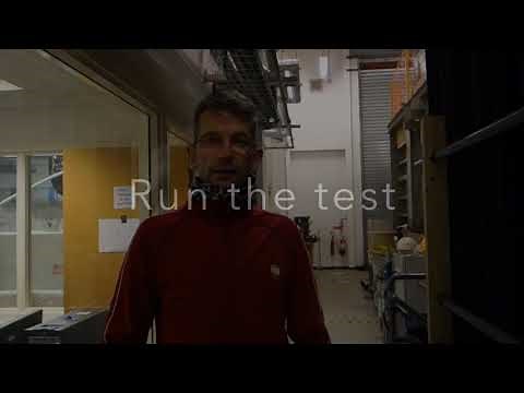 Wind tunnel laboratory, flow around a circular cylinder