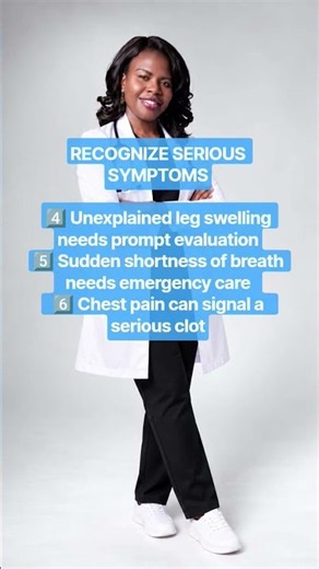 Blood Clot Symptoms: What to Notice and When to Get Help #BloodClots #HealthTips