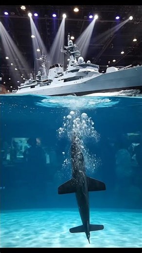 Billionaire's Superyacht Hiding a Submarine Underwater" #rchovercraft #militaryhovercraft