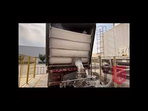Container Liner bulk liner unloading video