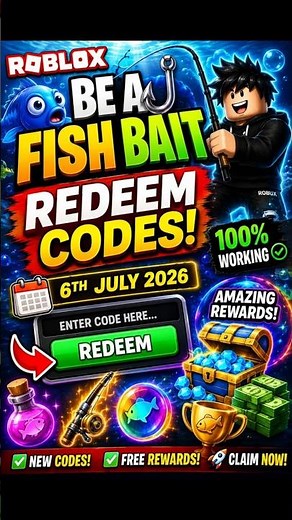 Roblox Be a Fish Bait Codes | Be a Fish Bait Redeem Codes