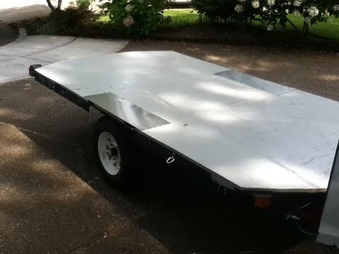 5X10 Flatbed Build On Harbor Freight Trailer Frame Kit #94564