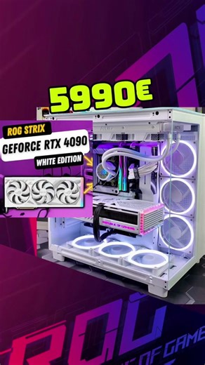 Da li je ovo najbolji gaming PC u BiH? *CPU: Ryzen 9 7950X 4.50GHz AM5 16/32 Cores *RAM: 64GB Trident Z5 RGB DDR5 6400MHz CL32 KIT *MATICNA: ASUS ROG STRIX X670E-A GAMING WIFI *GRAFICKA: ASUS White ROG Strix GeForce RTX® 4090 24GB GDDR6X DLSS3 *SSD: SAMSUNG 2TB 990 PRO M.2 (7450/6900MB/s) *KUCISTE: NZXT H9 ELITE WHITE RGB *NAPOJNA: ASUS ROG STRIX Gold Aura Edition 1000W RGB *HLADJENJE: ASUS ROG Strix LC II 360 ARGB White * 4X NZXT F120 RGB fans #gaming #gamingpcsetups #gamingontiktok #gamingsetu