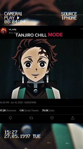 Tanjiro chill mode vs tanjiro sage mode #anime