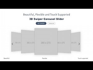 Responsive Slider | Swiper Slider 3D-Coverflow Effect | Free Source Code