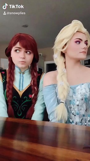 Elsa Frozen Cosplay with Pastel Fruit | Fun Costume Video