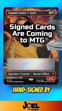 These Aren't the First Signed Chase Cards in Magic? #shorts