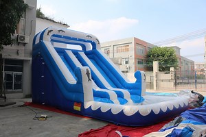 [Hot Item] Funny Outdoor Amusement Inflatable Playground Using Water and Dry Slide