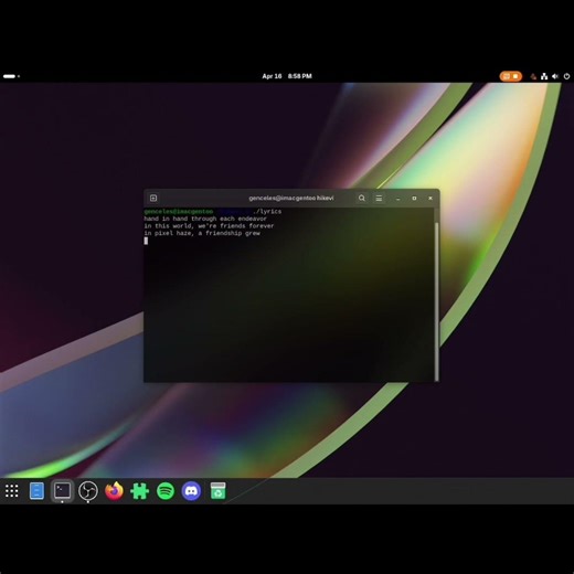 used gnome and Gentoo on a iMac 8,1 #bfdi #roblox #recordermusic #hiihopeweseeeachotheragain:)