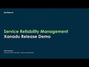Optimizing Service Reliability with ServiceNow Service Reliability Management (SRM)