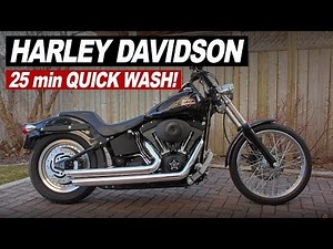 How To Wash A HARLEY DAVIDSON In 25 Mins Or Less | THE BIKE NIGHT WASH