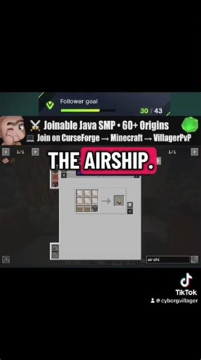 Redstone Hunt & Airship Plans on VillagerPvP SMP! | Public Modded Minecraft Adventure
