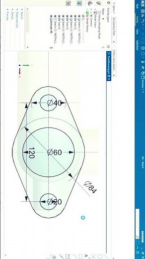 3D modelling Pump Housing Tube feature