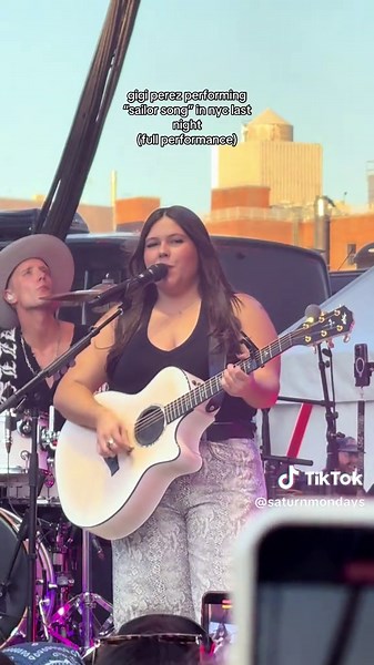 Gigi Perez Shines with 'Sailor Song' Performance in NYC