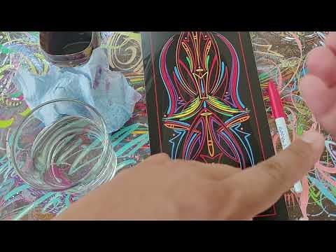 Wet Erase Markers for Pinstriping Grid Lines.