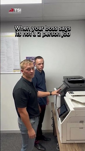 When Your Boss Says "It's a Two-Person Job" | Funny Office Skit