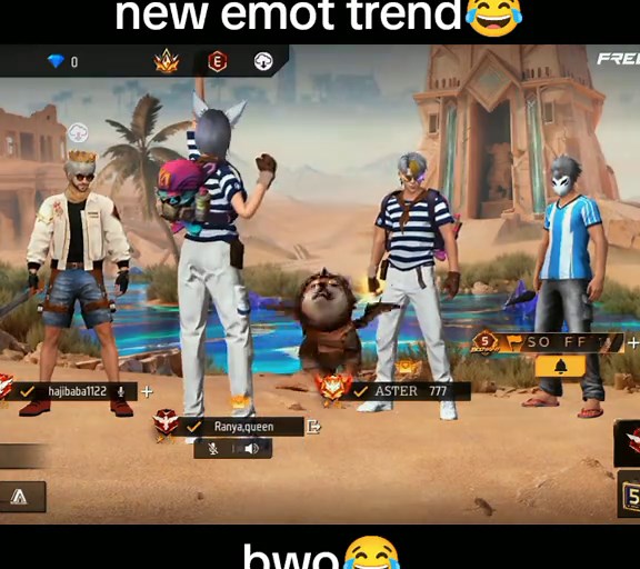Explore the New Emot Trend in Free Fire!