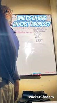 CCNA: What’s an IPv6 AnyCast address?