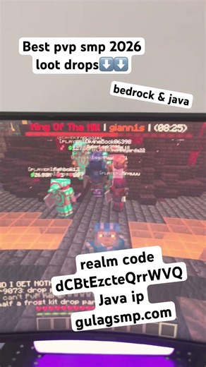 best pvp lifesteal realm 2026 #minecraft #java #bedrock #trending