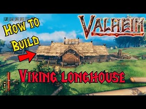 How to build a Viking LongHouse in Valheim ! (SpeedBuild)