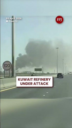 Smoke Rises from Kuwait Oil Facility After Aircraft Strike | Mystery Attack Caught on Camera