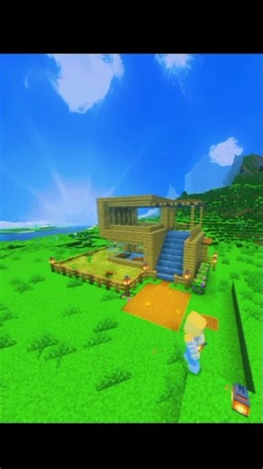 Perfect Starter House in Minecraft 🌸 | Easy & Aesthetic Build Tutorial #minecraft