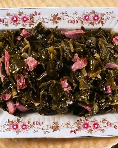 We were never ones to turn down a mess of greens. 😉 Get the recipe: https://trib.al/4jOIrtN | Southern Living
