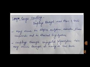 Coupling constant - NMR Spectroscopy