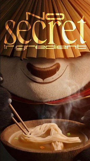 No Secret Ingredient Kung Fu Panda
