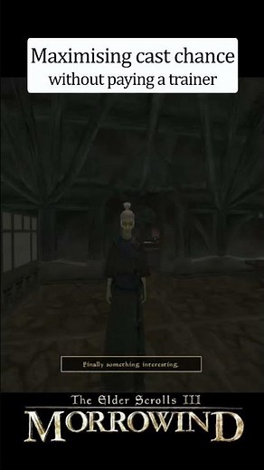 Morrowind Guide to training magic #morrowind #elderscrolls #gaming