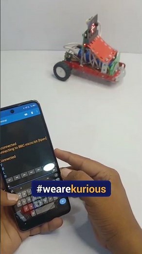 This Micro:bit Car is Controlled by a Phone! #shorts #arduino #arduinoprojects #stem #diyelectronics