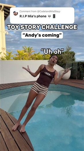 “Andy’s COMING” Toy Story challenge! 🤭🧸🤣 ib: ‪@aydonholley‬