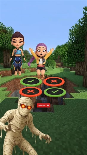 K-Pop Demon Hunters VS Puppy PlaytimeOnly One Wins Trampoline challenge-11#animation