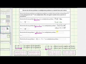 Write Division As Multiplication (Missing Factor)