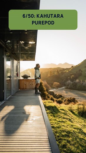 Roady New Zealand on Instagram: "6/50 — The epic Kahutara PurePod located in Kaikōura 🏔️✨ The @purepods glass cabin is completely off-grid but has everything you could need for a relaxing evening. It’s a short 10 minute walk to get up to the pod, which really adds to the experience and has you switching off before you’ve even arrived. The mountain views are absolutely stunning from the pod and you can see it all from your bed 🤌🤌 If you haven’t already got the Kaikōura Kahutara PurePod on your