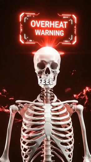 What if your body had an overheating warning… just like your phone? 🔥📱......😰😨😱#viral #shorts