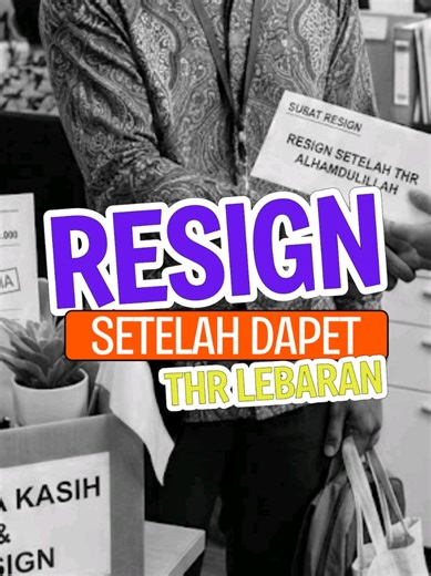 Lebaran kemarin: Maaf-maafan sama Bos. 🤝 Habis Lebaran: Naruh surat pengunduran diri di meja Bos. 📝 Biasanya gara-gara 3 hal: THR cair, dapet tawaran baru, atau emang udah 'kenyang' di kantor lama. Siapa nih yang sudah siapin file 'Surat_Resign_Final.docx'? 😂 #LifeAfterLebaran #resign #resignkerja #mudiklebaran