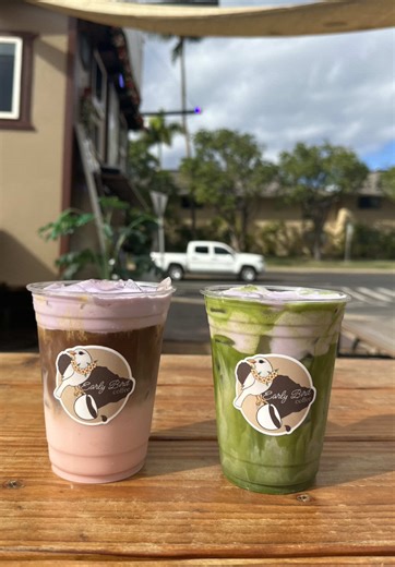 Jump into the new year sipping something different this month🪻 Blackberry Lavender latte / matcha now available during the month of January 💃 #fyp #maui #smallbusiness #coffee #mauifoodtruck