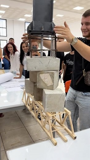 Parametric Architecture | Students putting their bridge prototypes to the test in the studio! 👷🏽‍♀️🌉 Who else remembers those nerve-wracking days testing prototypes... | Instagram