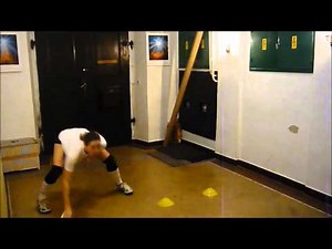 Tchoukball Training - Catching - touch, step, catch