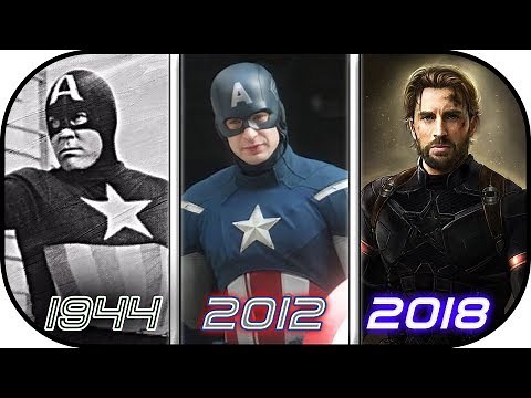 EVOLUTION of Captain America in Movies (1944-2018) History of Avengers Infinity War