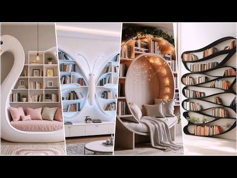 Modern Bookshelf & Bookstore Design Ideas | Unique Creative Shelves for Home & Shop”